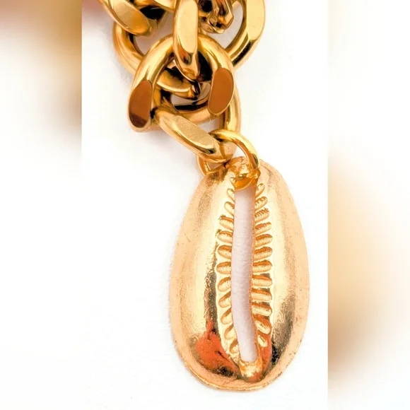 NWOT FabuLove Beach Bliss Gold Charm Bracelet - Picture 9 of 15